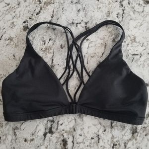 EUC Black sz L VS Front-Closure Sports Bra